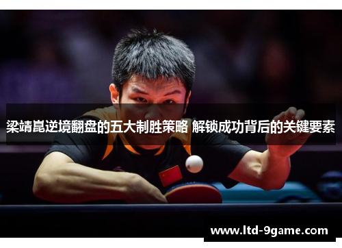 梁靖崑逆境翻盘的五大制胜策略 解锁成功背后的关键要素